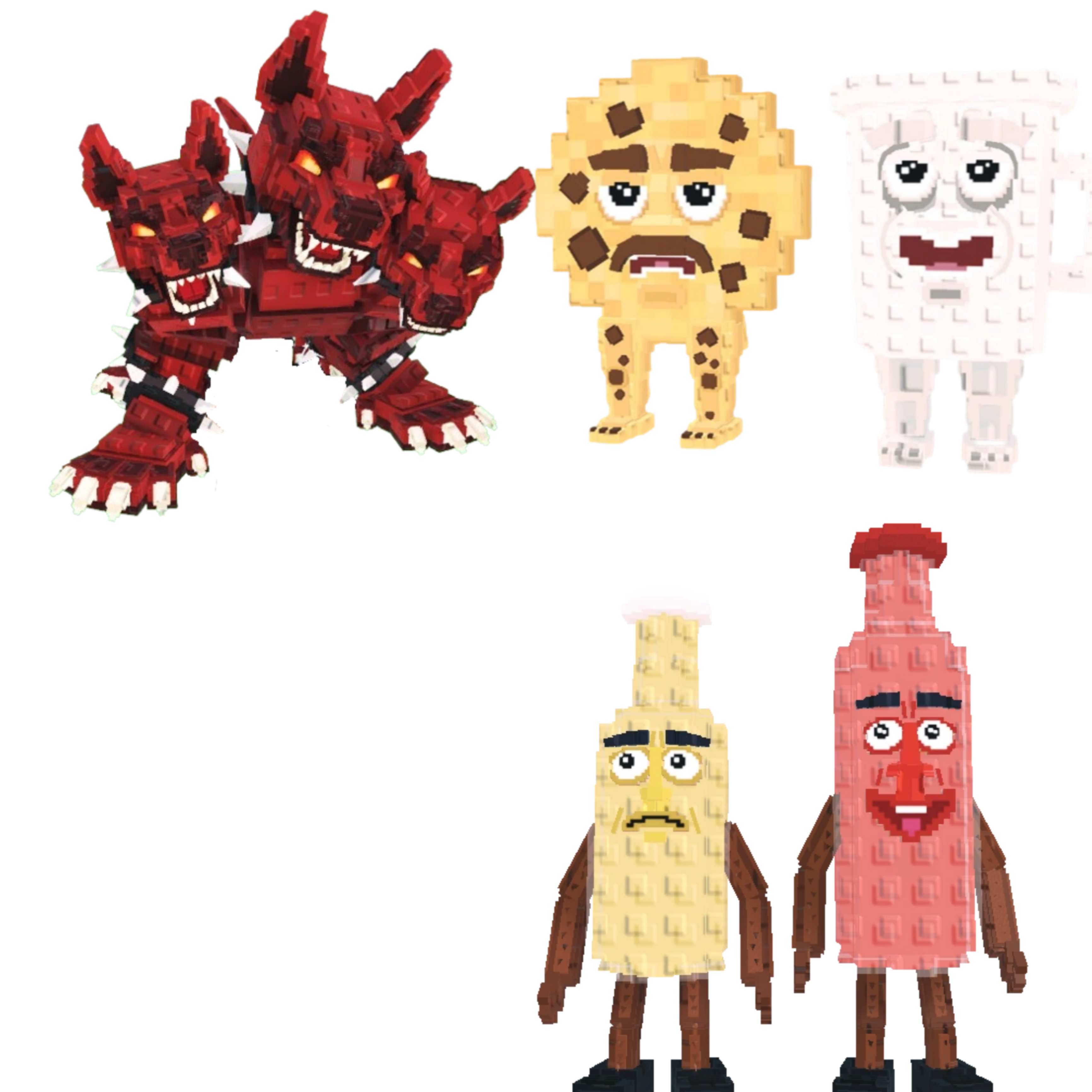 [BUNDLE] - 🥵 1x Cerberus 🥵 1x Cooki and Milki 🥵 1x Ketchuru and Musturu