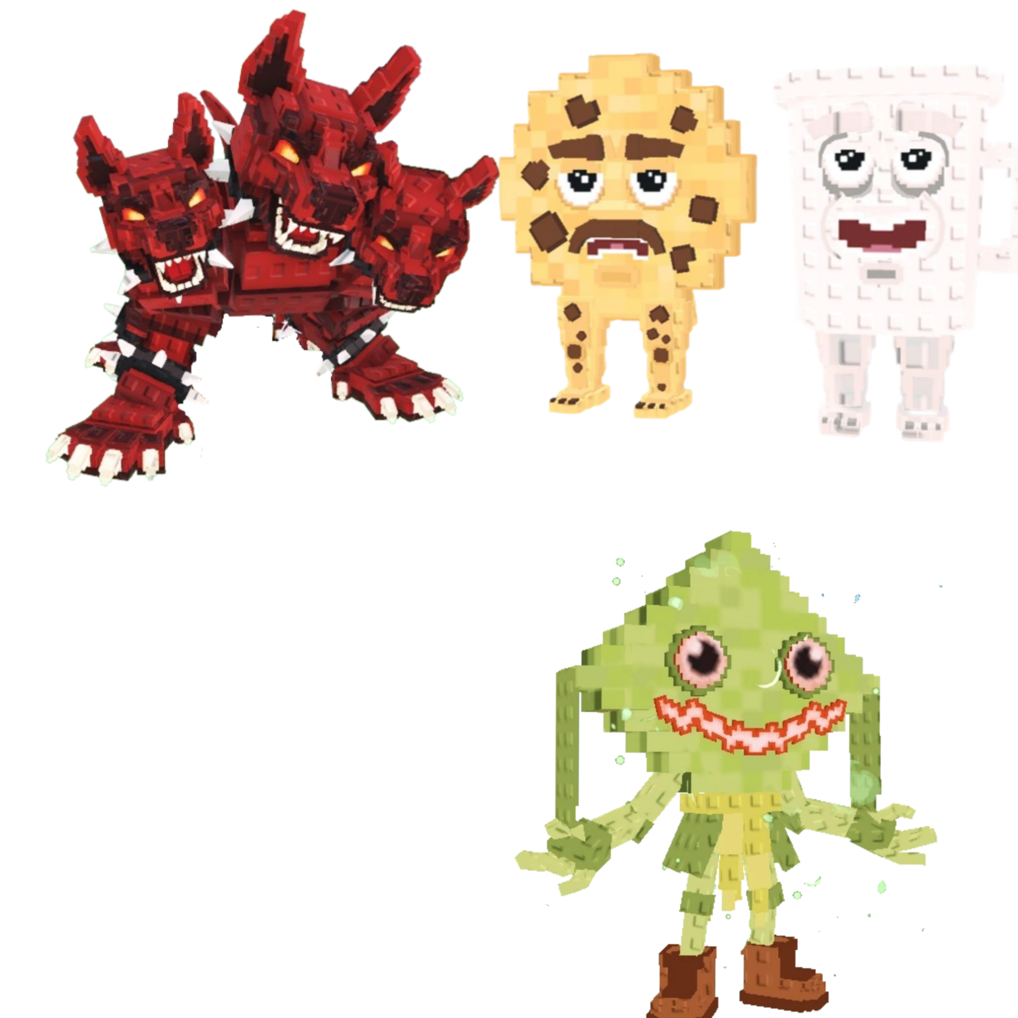 [BUNDLE] - 🥶 1x Cerberus 🥶 1x Cooki and Milki 🥶 1x Ketupat Kepat
