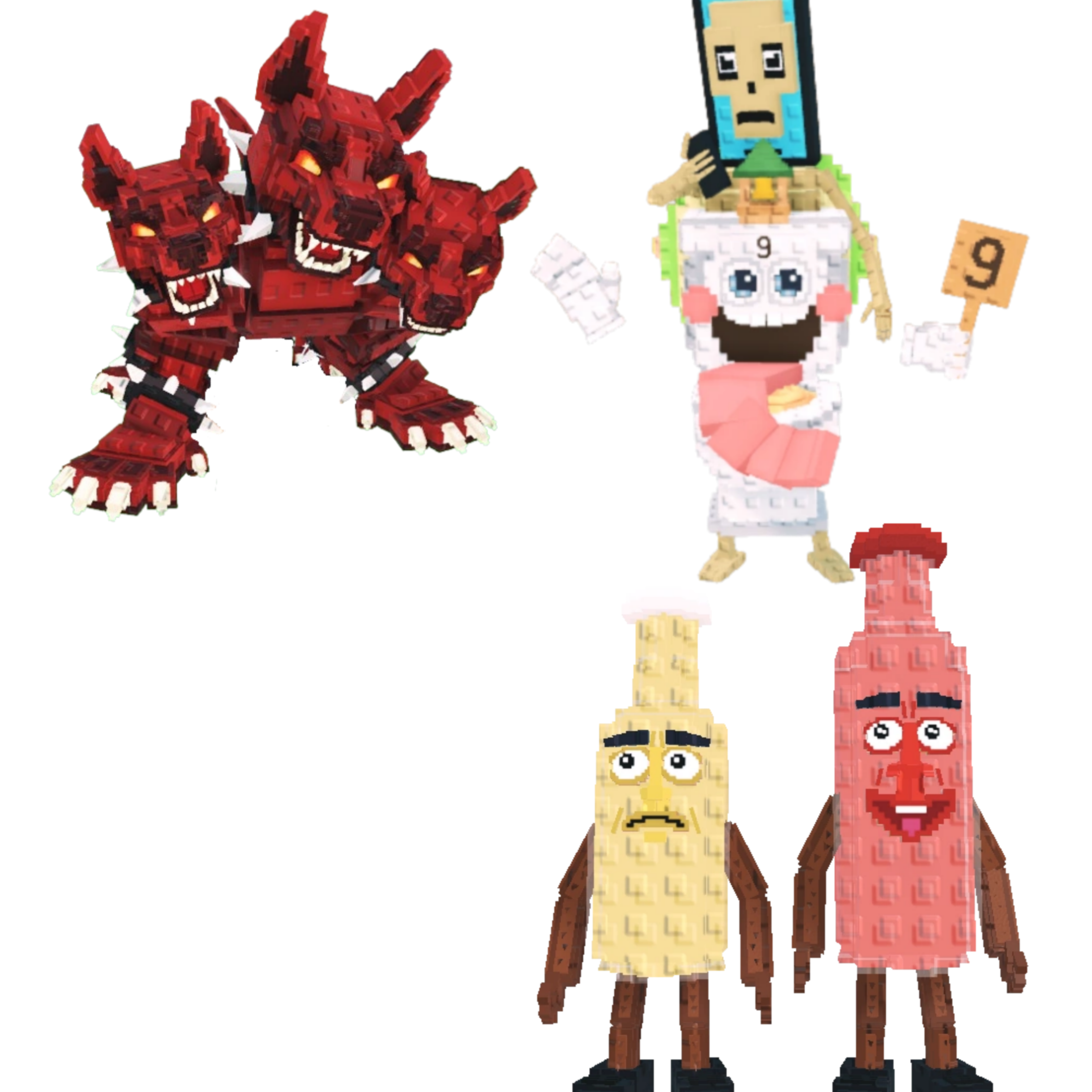 [BUNDLE] - 😯 1x Cerberus 😯 1x La Secret Combinasion 😯 1x Ketchuru and Musturu