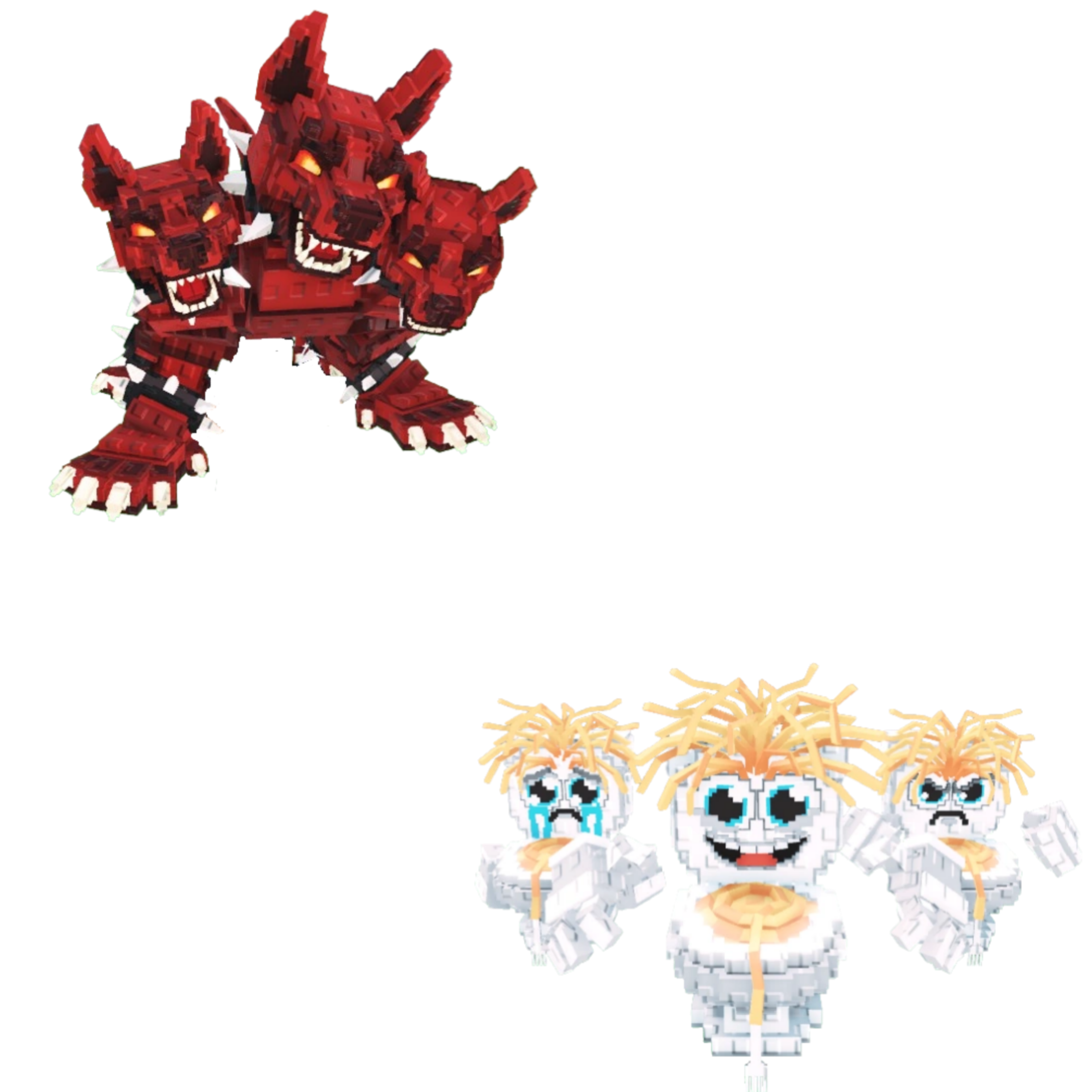 [BUNDLE] - 👾 1x Cerberus 👾 1x Los Spaghettis