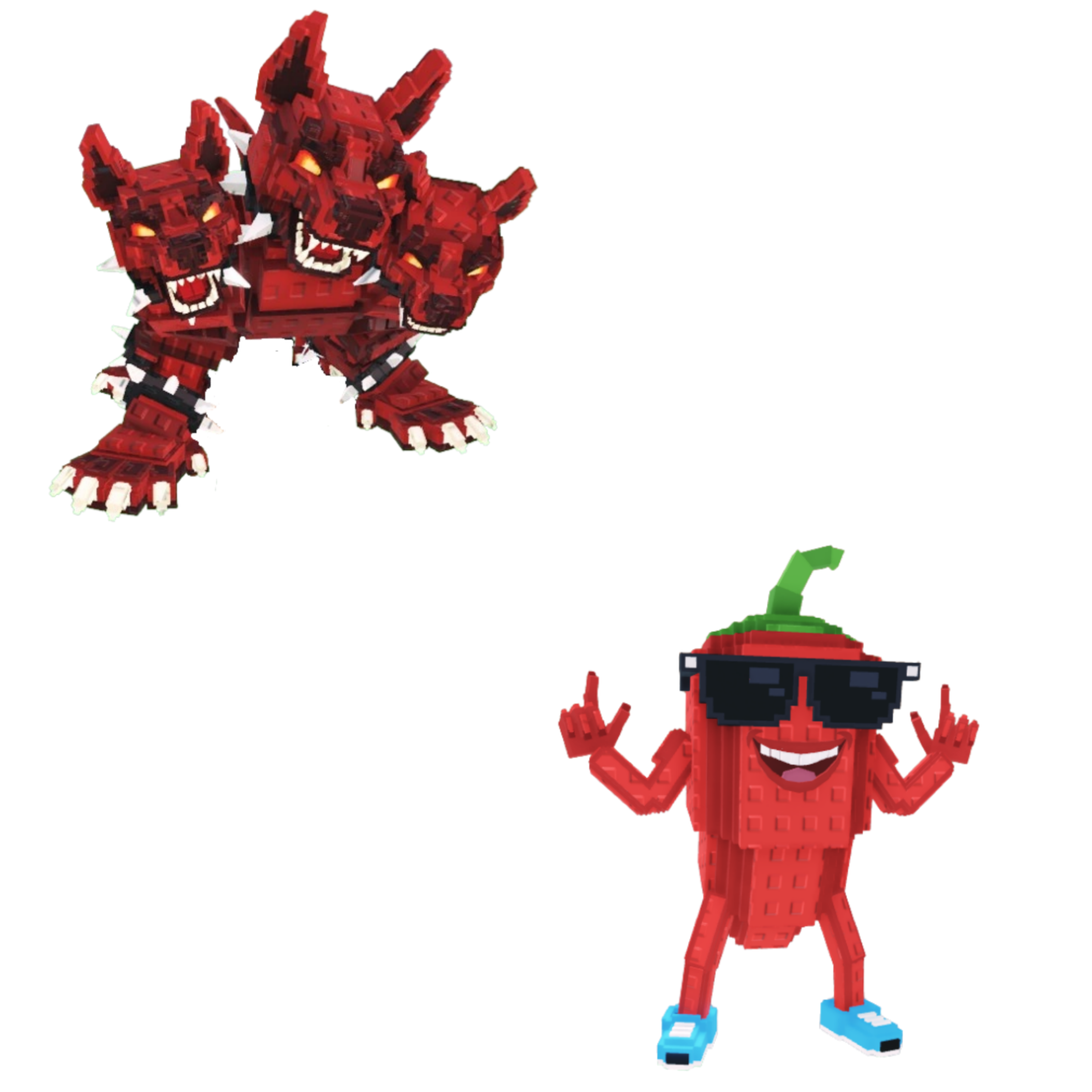 [BUNDLE] - 😸 1x Cerberus 😸 1x Chillin Chili