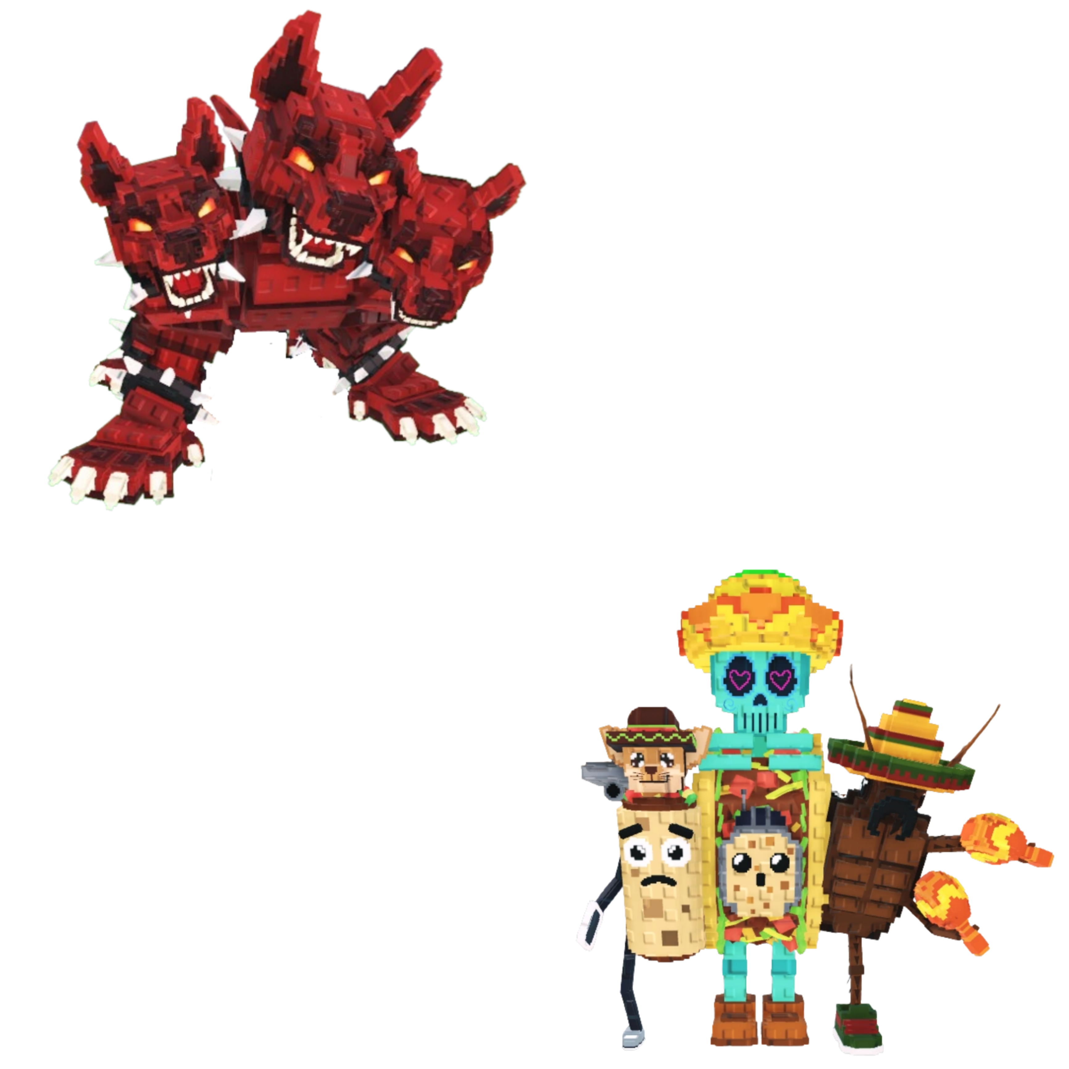 [BUNDLE] - 😻 1x Cerberus 😻 1x La Taco Combinasion