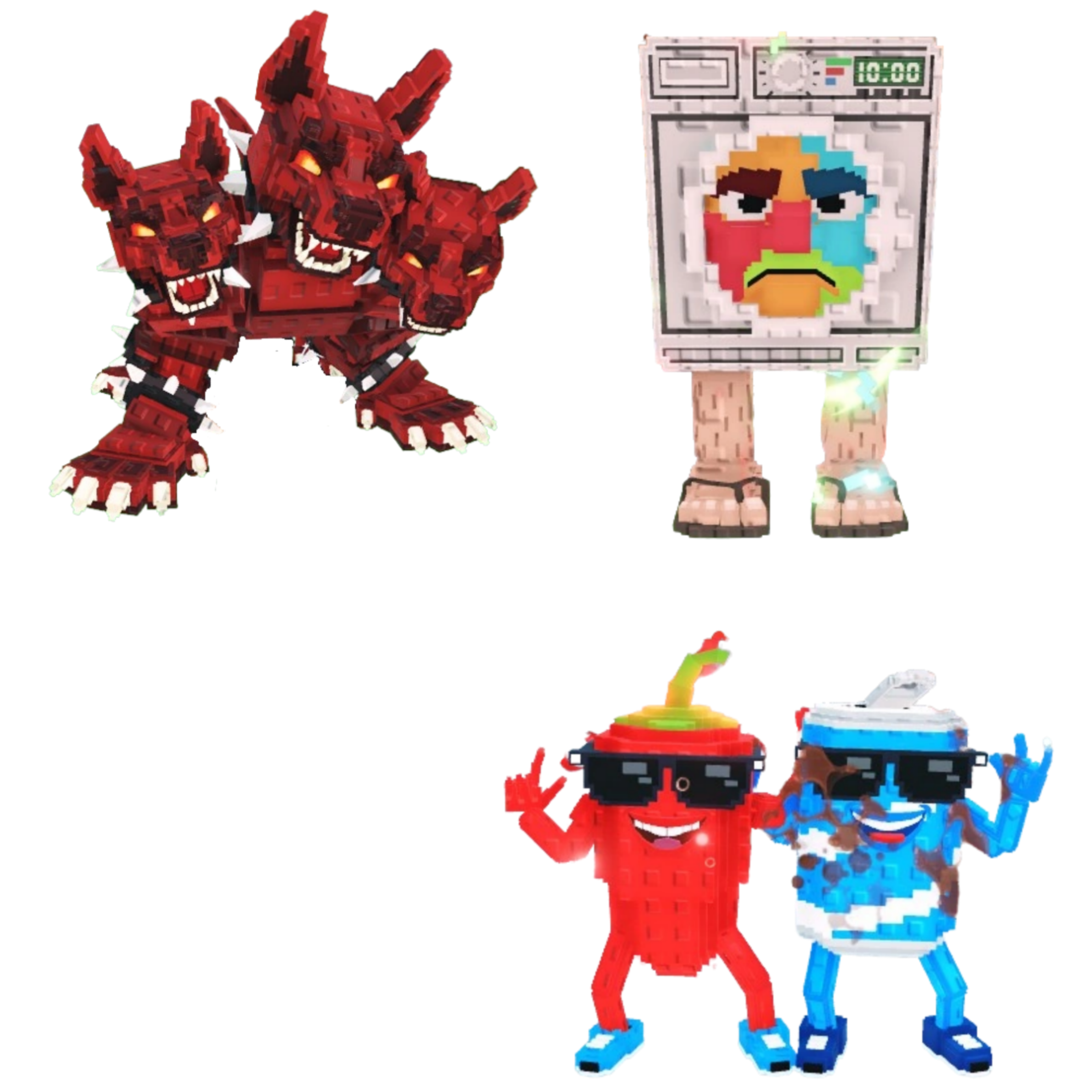 [BUNDLE] - 😼 1x Cerberus 😼 1x Lavadorito Spinito 😼 1x Swaggy Bros