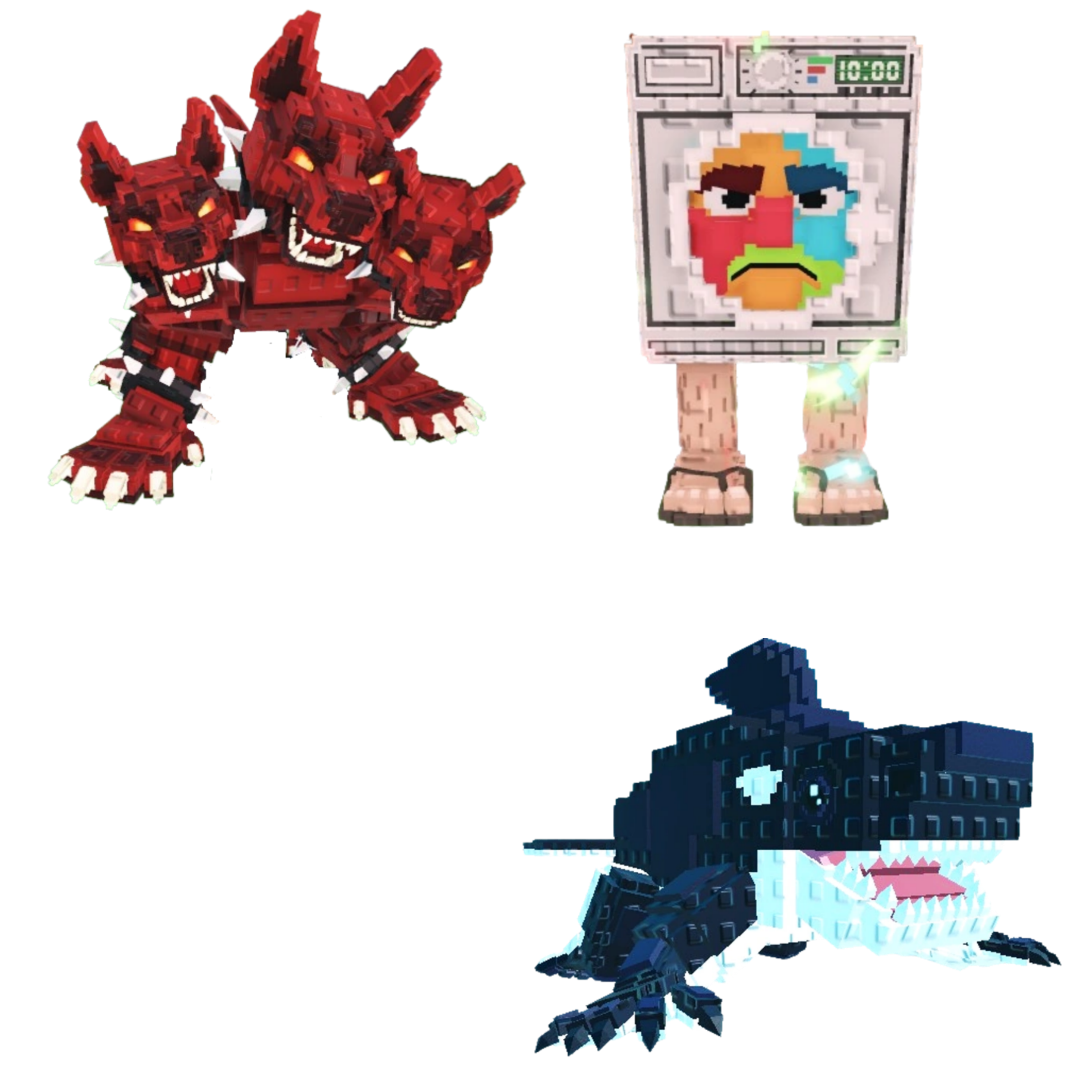 [BUNDLE] - 🙈 1x Cerberus 🙈 1x Lavadorito Spinito 🙈 1x Orcaledon