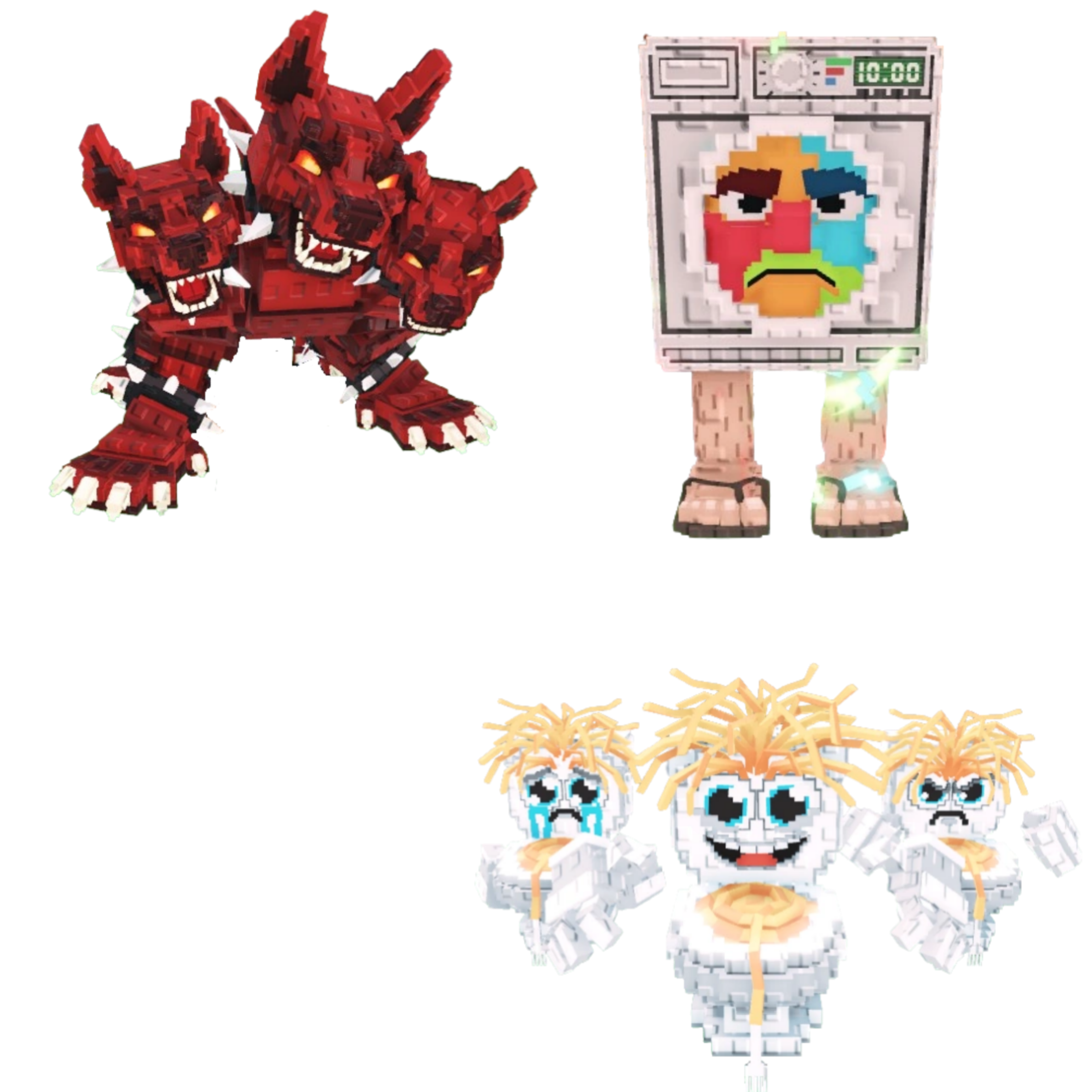 [BUNDLE] - 🙉 1x Cerberus 🙉 1x Los Spaghettis 🙉 1x Lavadorito Spinito