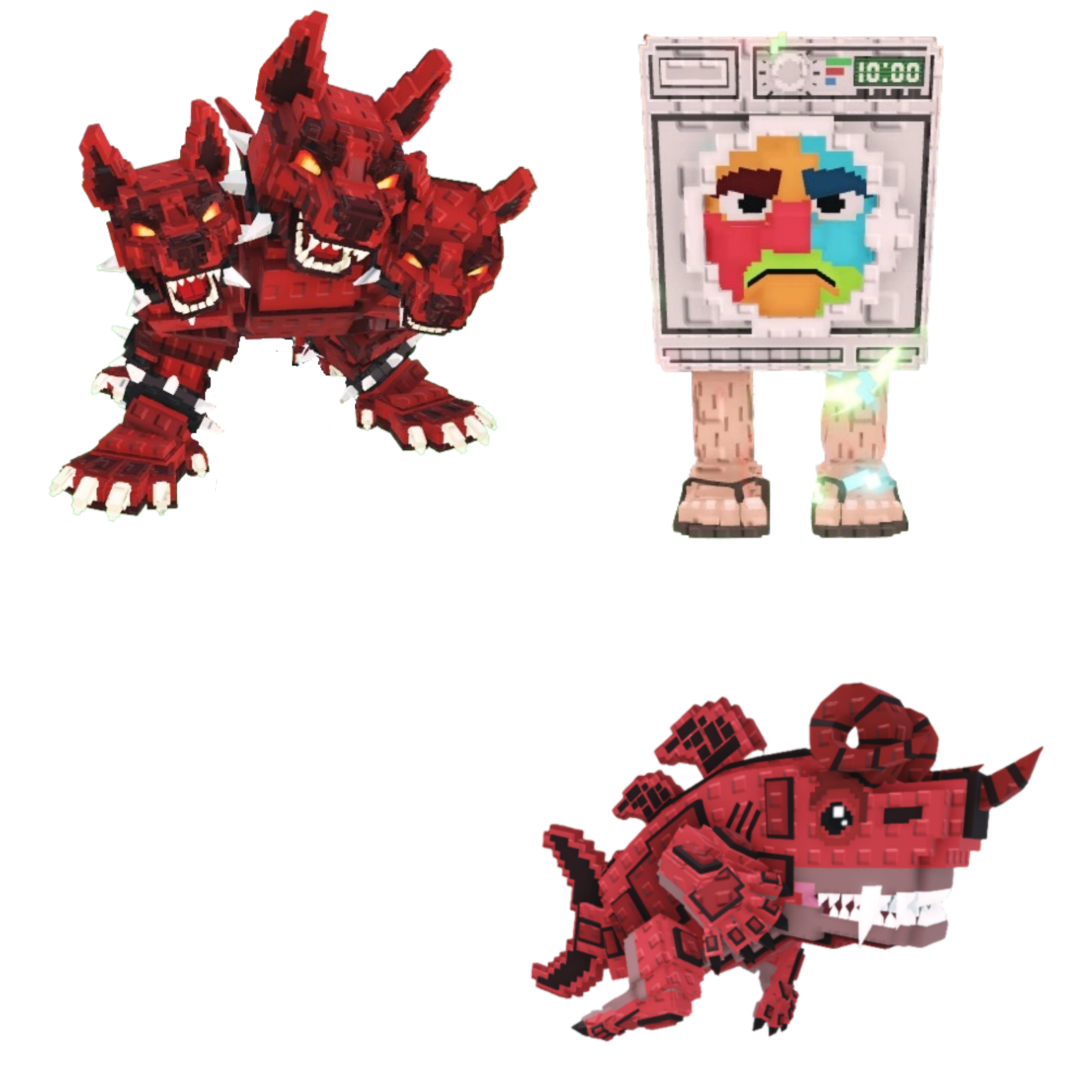 [BUNDLE] - 🐒 1x Cerberus 🐒 1x Lavadorito Spinito 🐒 1x Eviledon