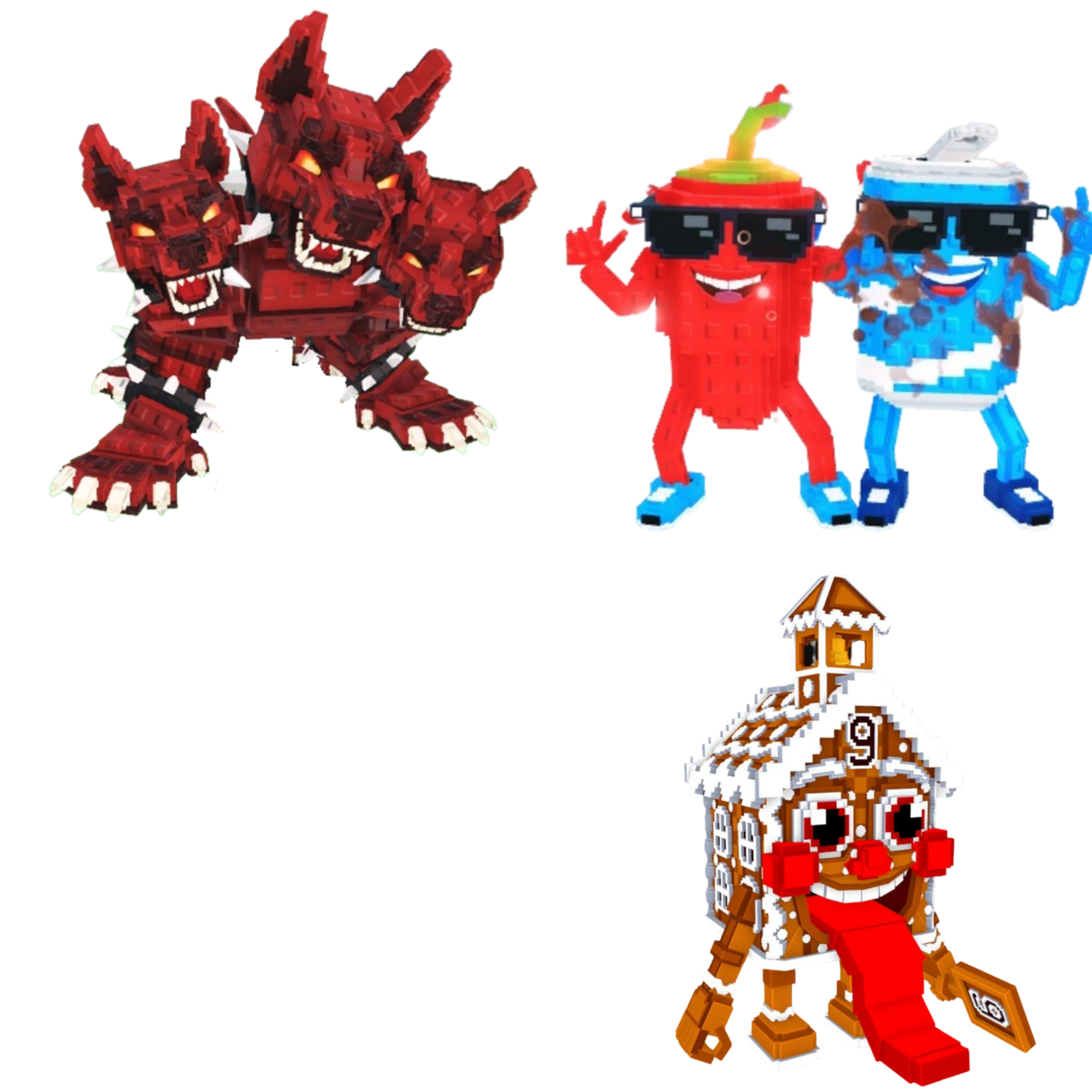 [BUNDLE] - 🐶 1x Cerberus 🐶 1x Swaggy Bros 🐶 1x La Ginger Sekolah