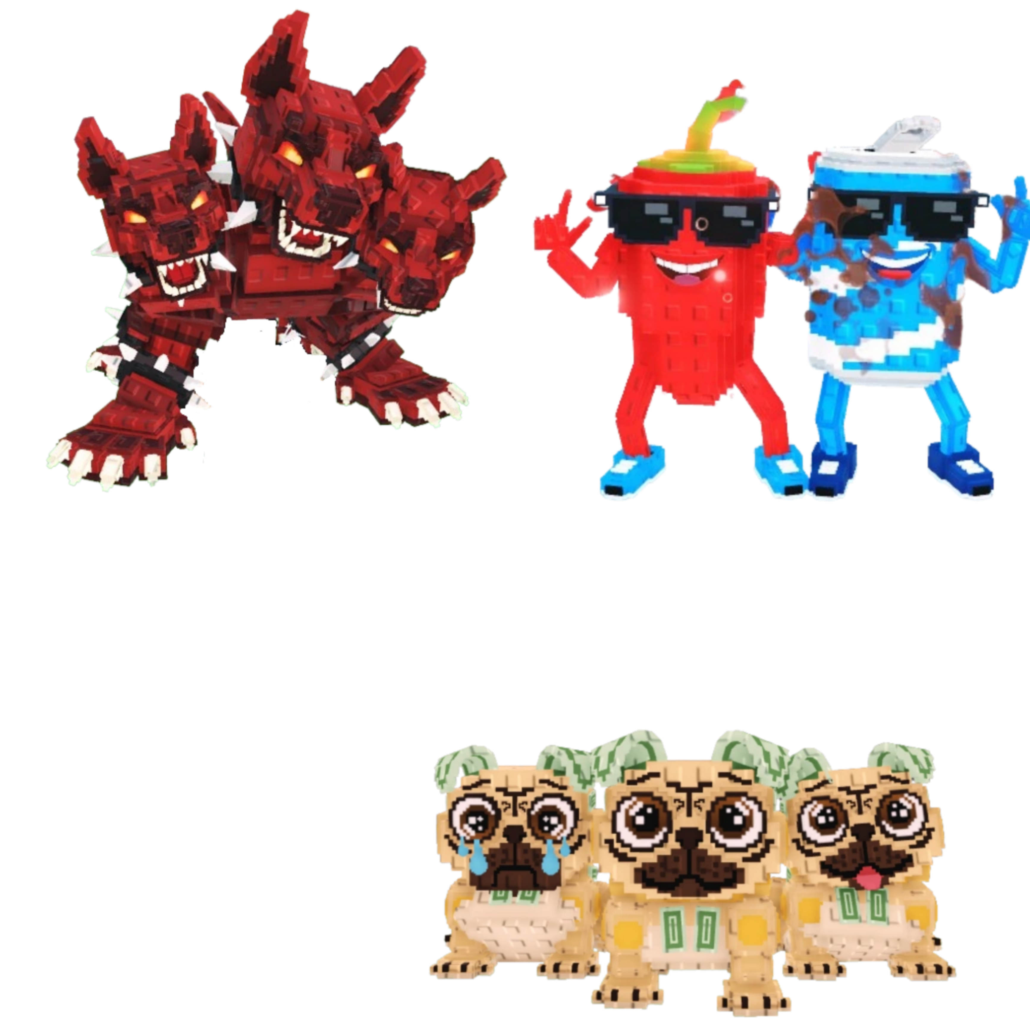 [BUNDLE] - 🐩 1x Cerberus 🐩 1x Swaggy Bros 🐩 1x Los Puggies