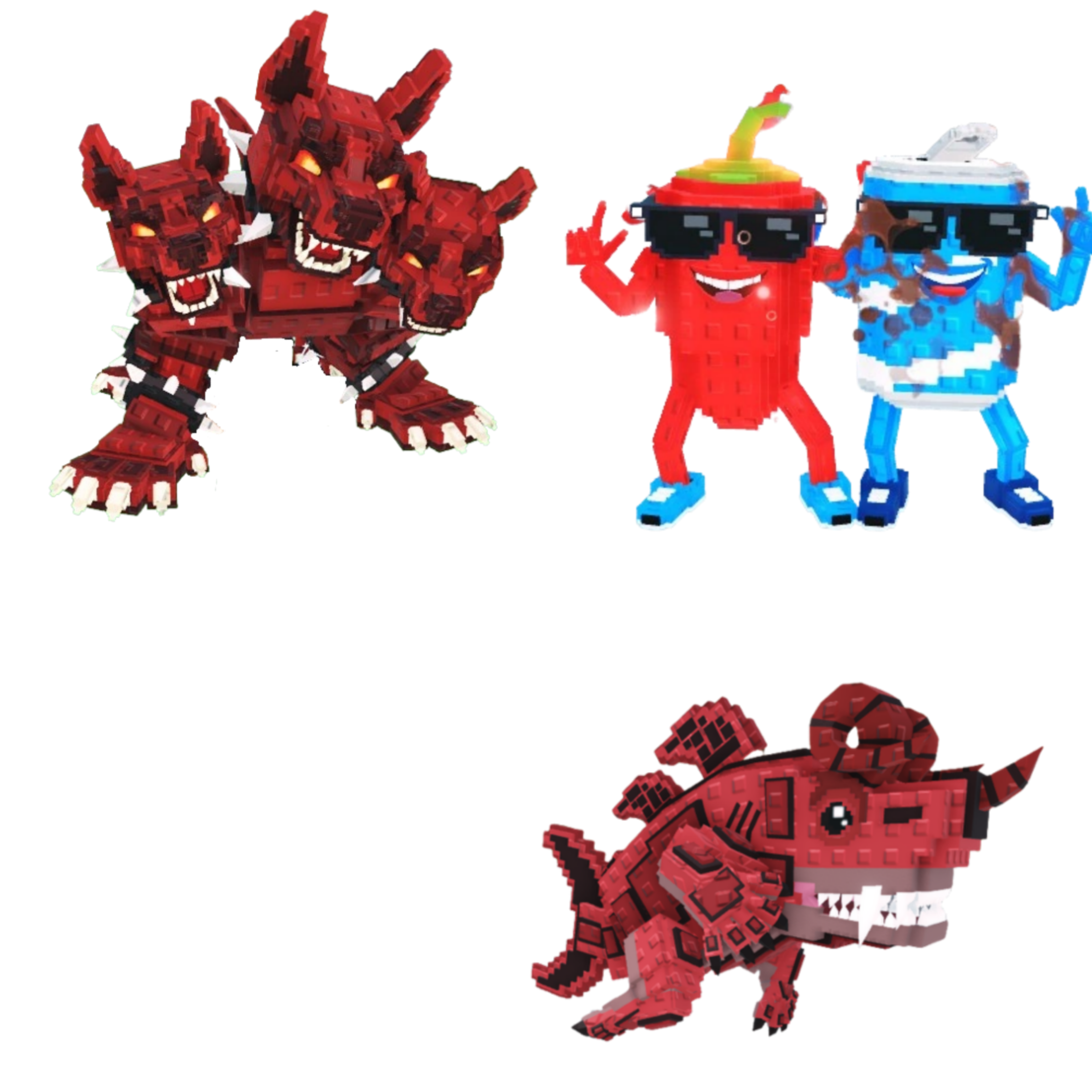 [BUNDLE] - 🐺 1x Cerberus 🐺 1x Swaggy Bros 🐺 1x Eviledon