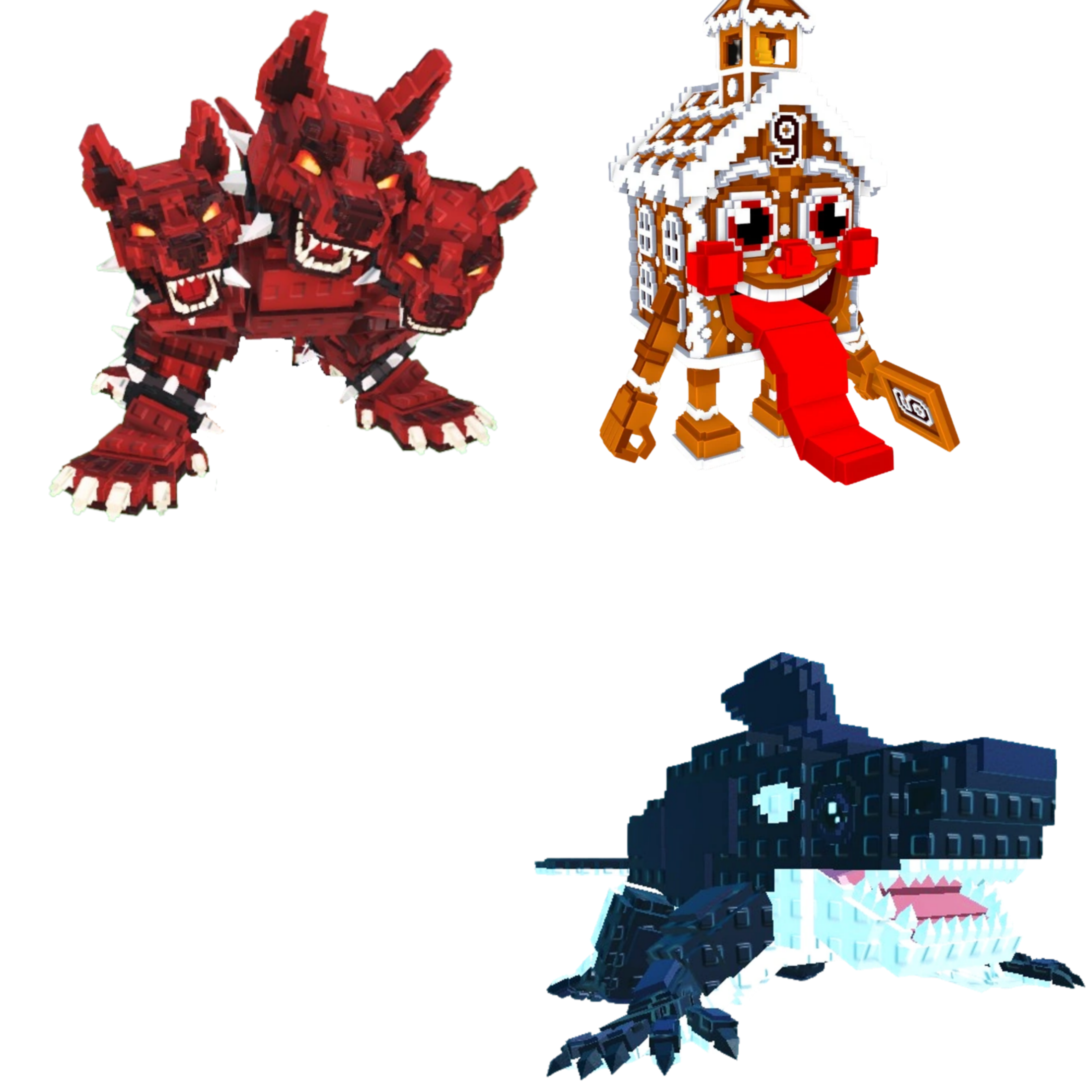 [BUNDLE] - 🐈 1x Cerberus 🐈 1x Orcaledon 🐈 1x La Ginger Sekolah