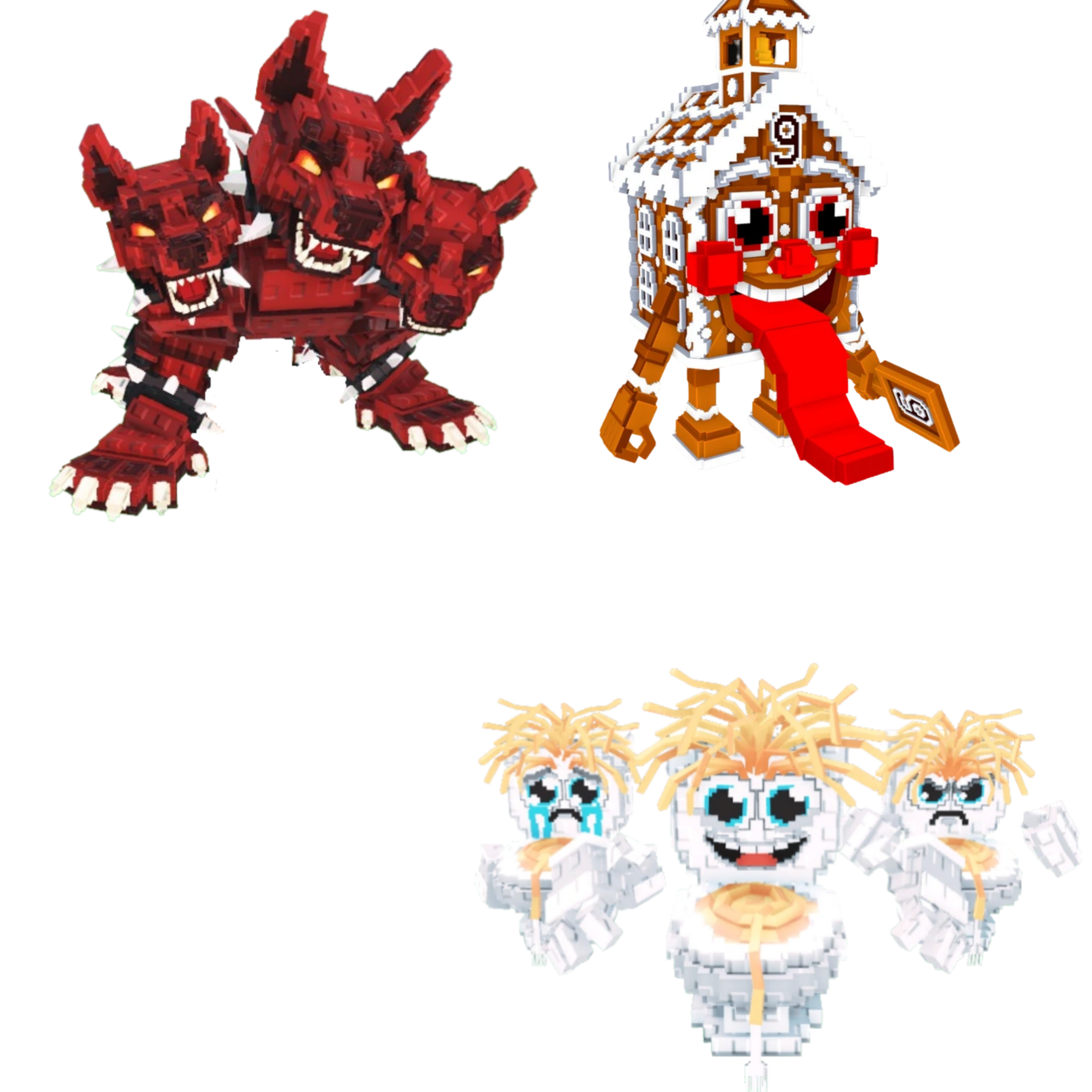 [BUNDLE] - 🦁 1x Cerberus 🦁 1x La Ginger Sekolah 🦁 1x Los Spaghettis