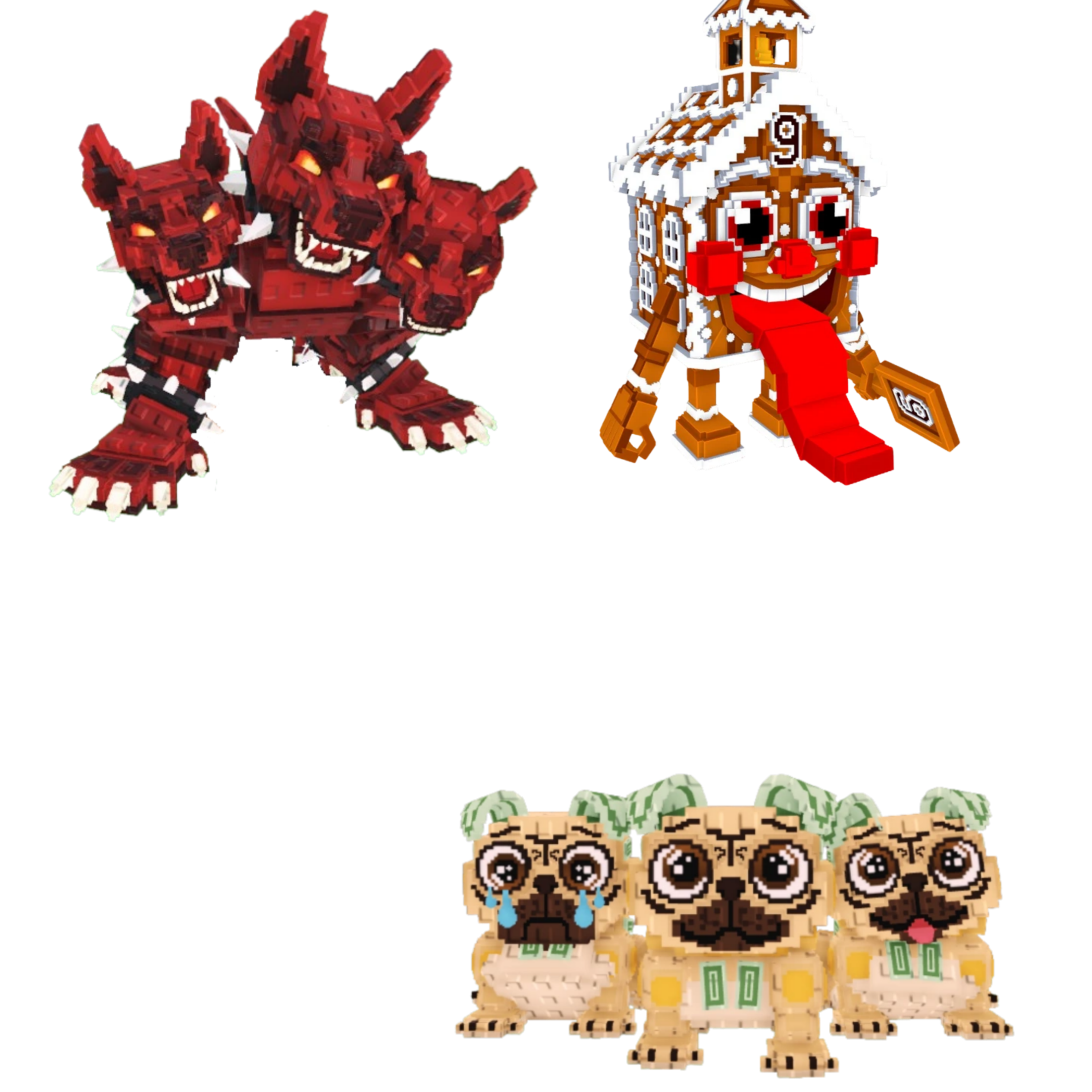 [BUNDLE] - 🐯 1x Cerberus 🐯 1x La Ginger Sekolah 🐯 1x Los Puggies