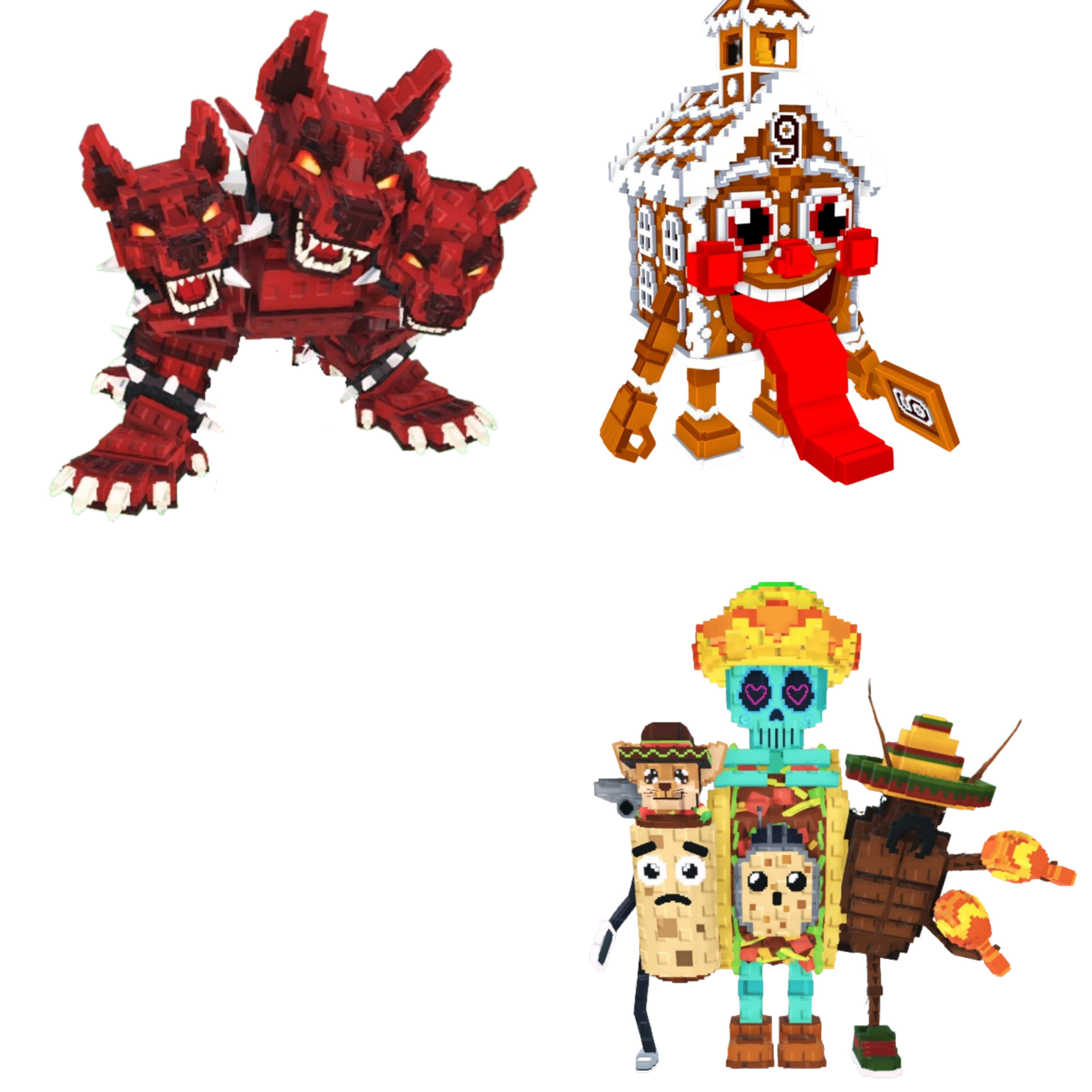[BUNDLE] - 🐎 1x Cerberus 🐎 1x La Taco Combinasion 🐎 1x La Ginger Sekolah