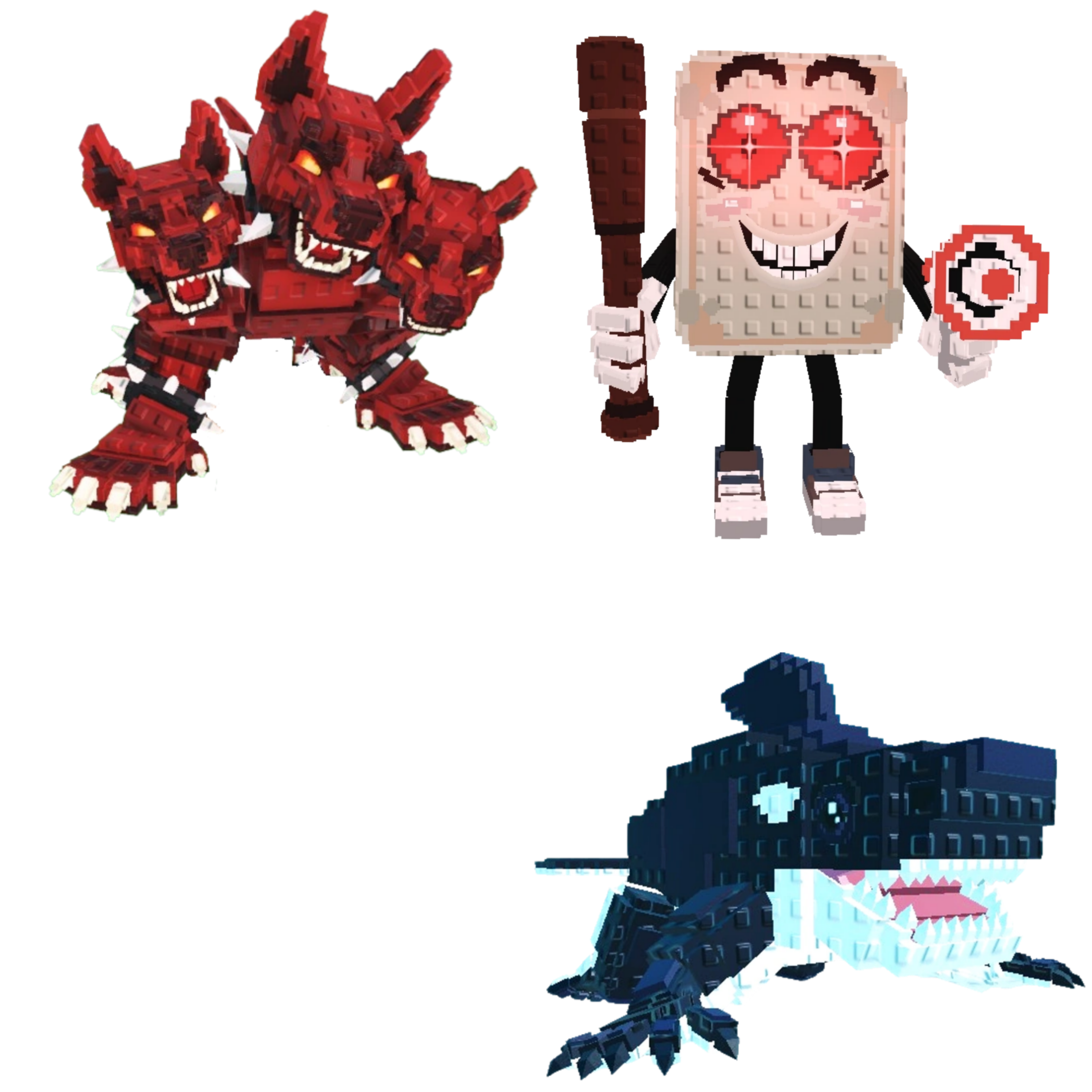 [BUNDLE] - 🦄 1x Cerberus 🦄 1x Orcaledon 🦄 1x Tang Tang Keletang
