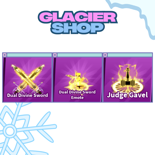 Dual Divine Sword + Explosion + Emote ( Limited Set )