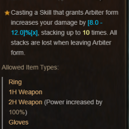Max Roll Aspect of Ascension