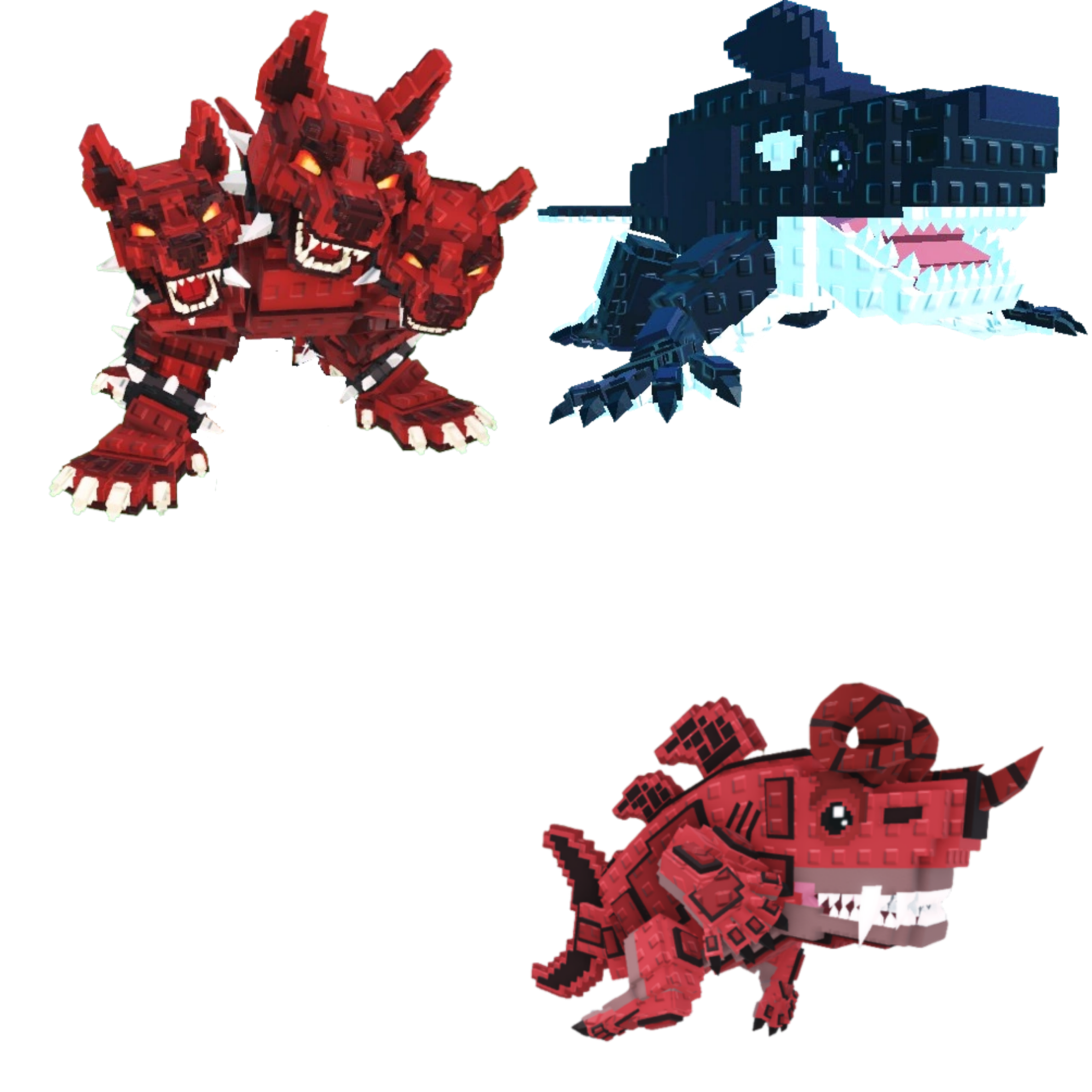 [BUNDLE] - 🐑 1x Cerberus 🐑 1x Orcaledon 🐑 1x Eviledon