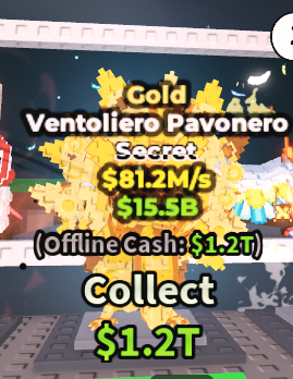 GOLD Ventoliero Pavonero