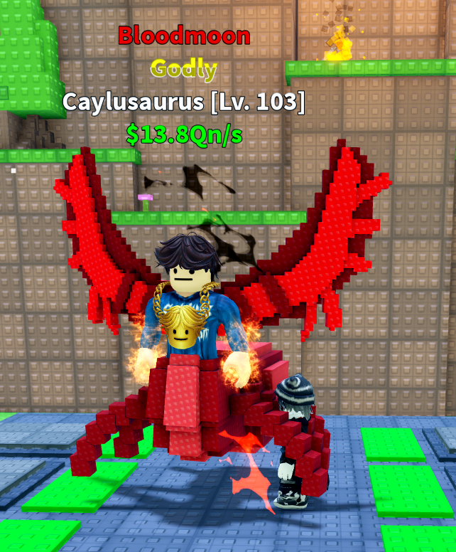 CaylusAurus Godly Bloodmoon 13.8Qn/s Lv103 | Rebirth 13 - 2x Money