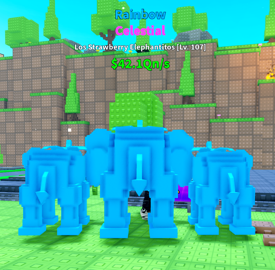 Los Strawberry Elephantitos Rainbow 42.1Qn/s Lv107 | Rebirth 13 - 2x Money | Survive Lava For Brainrots