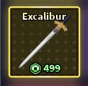 Sailor Piece - Excalibur【499R】