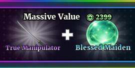 Sailor Piece - Massive Value（True Manipulator + Blessd Maiden）【2399R】