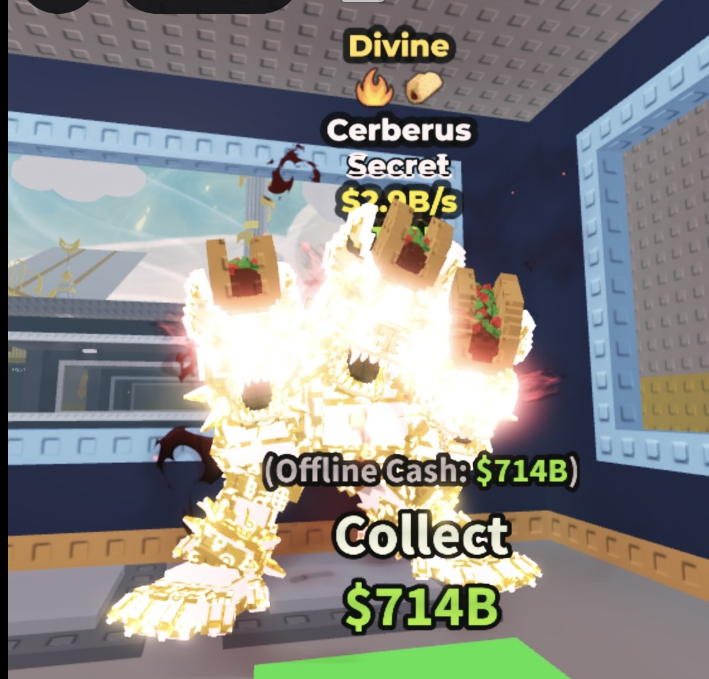 🐾 Cerberus (Divine) 2.9B/s – Steal a Brainrot | Fast & Secure 🐾