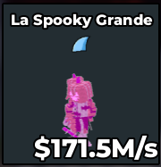 [ Secret ] Candy La Spooky Grande With Shark Trait 171.5M/Sec | Ready Unit✅ | INSTANT DELIVERY✅