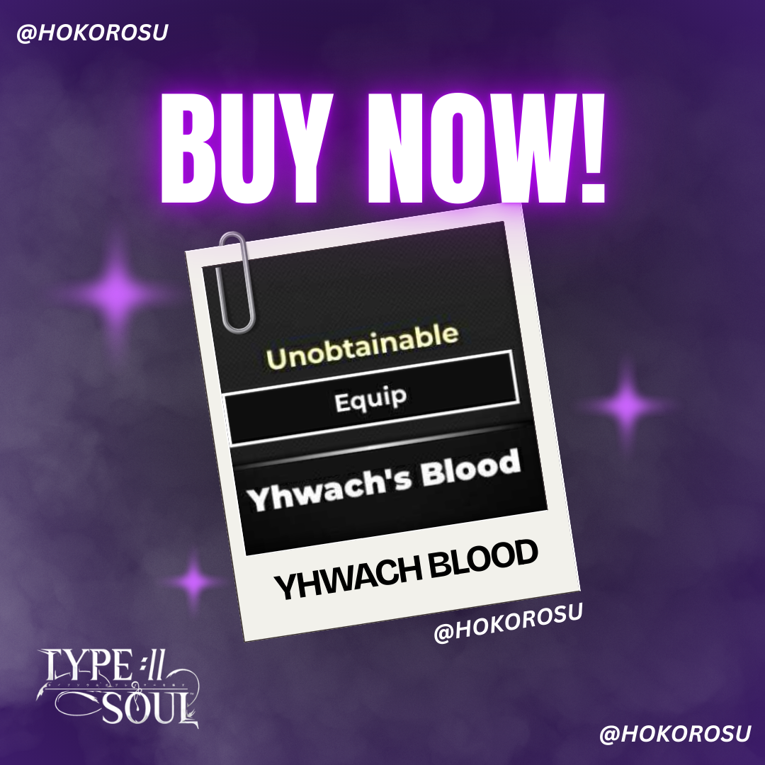 [Type Soul] - Cheap Yhwach Blood | ✅FAST DELIVERY✅