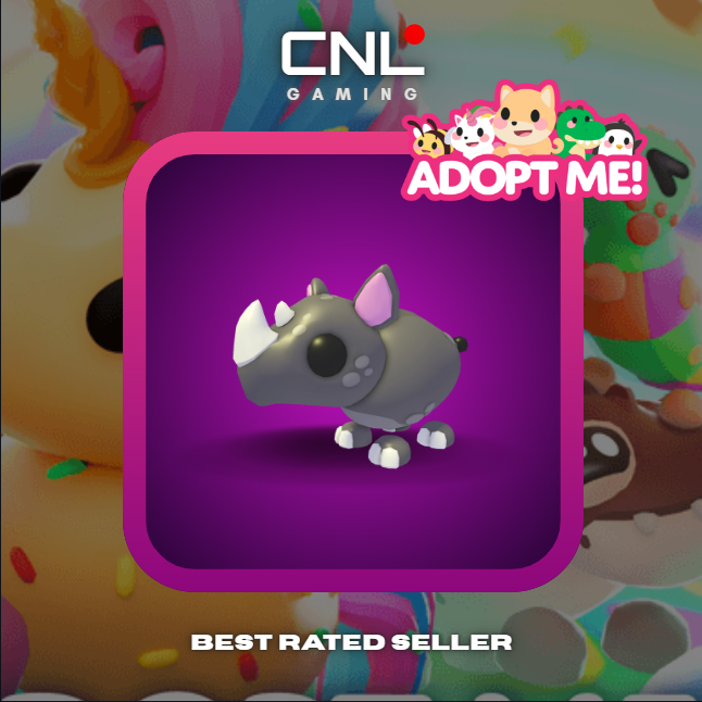 Adopt Me > Black Rhino > M