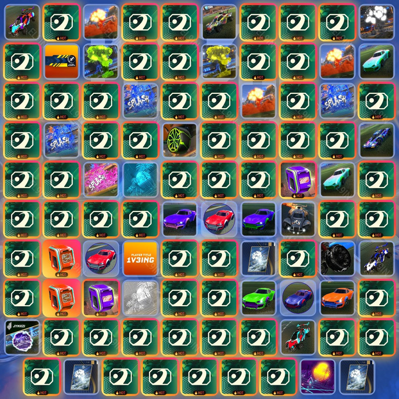 🌌 Twitch Drops 🌐 The General x RL 🧨 Rocket League [Total 99 Items]