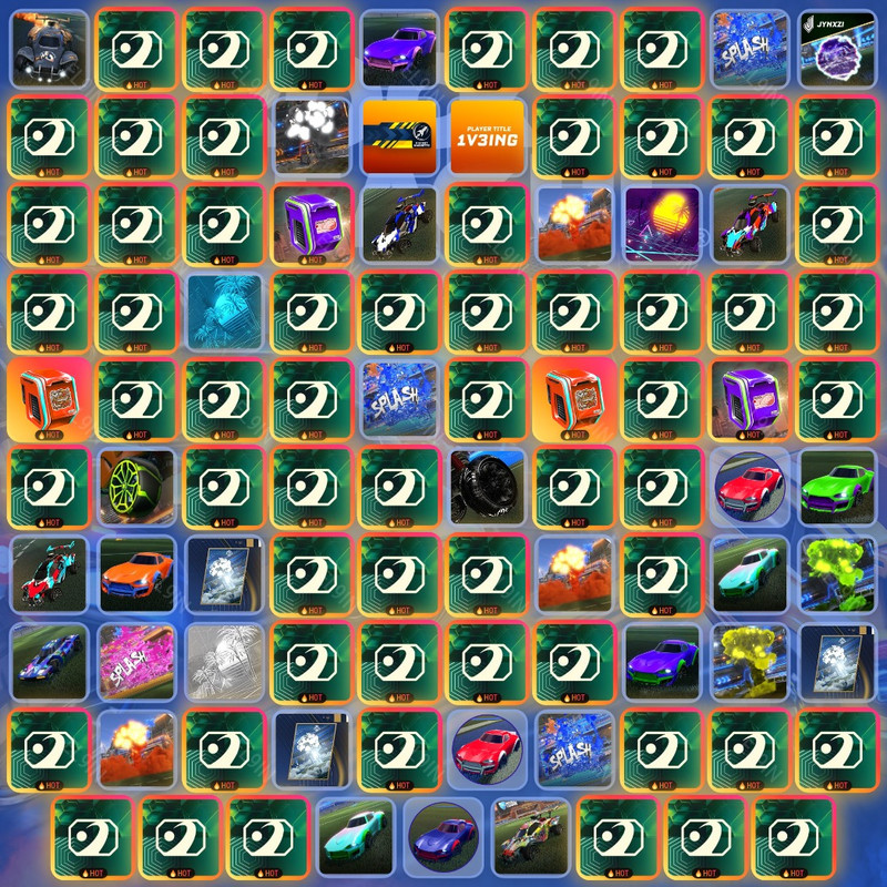 ⚡️ Twitch Drops ✅ The General x RL ⚡️ Rocket League [Total 99 Items]