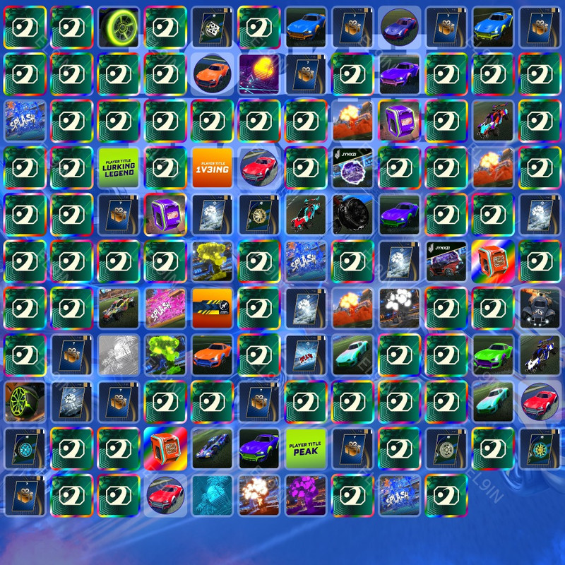 🧙‍♂️ Twitch Drops ❤️ CRL League Play 🌌 Rocket League [Total 130 Items]