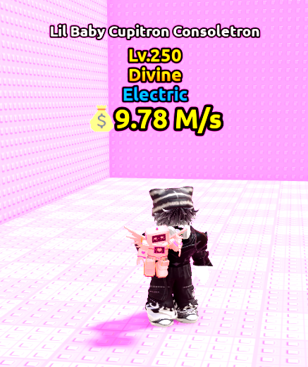 Lil Baby Cupitron Consoletron 9.78M/s Lv250 Electric | Divine | Escape Tsunami For Brainrots