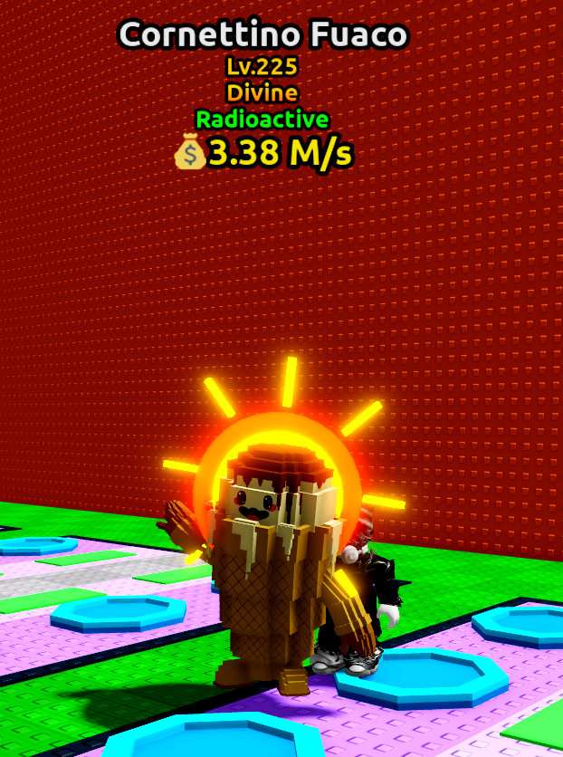 Cornettino Fuaco Radioactive 3.38M/s Lv225 Divine | Escape Tsunami For Brainrots