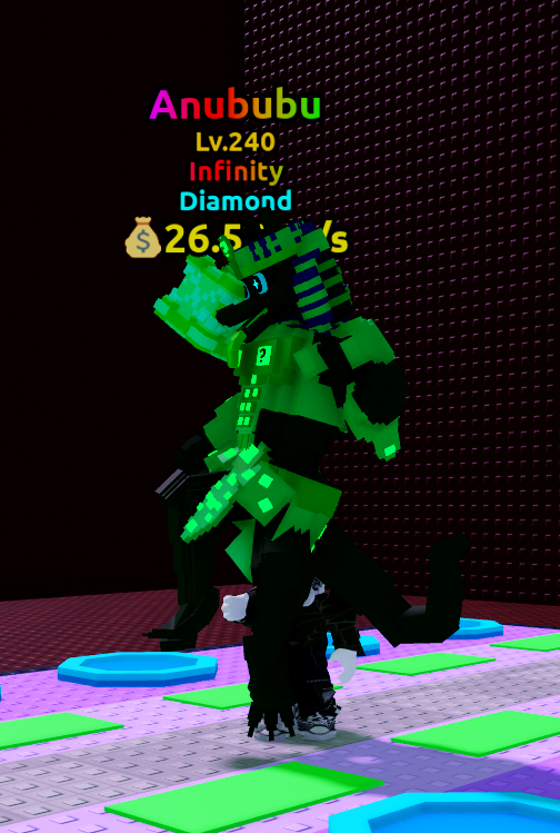 Anububu Diamond 26.55M/s Lv240 Infinity Escape Tsunami For brainrots