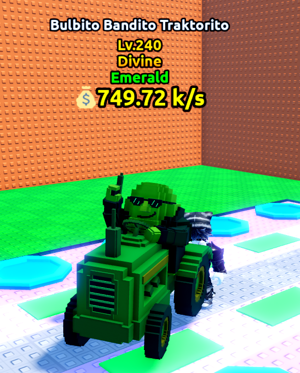 Bulbito Bandito Traktorito 749.72k/s Emerland Lv240 | Escape Tsunami For Brainrots