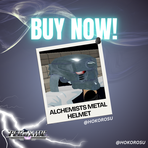 [Peroxide] - Alchemists Metal Helmet | ✅FAST DELIVERY✅