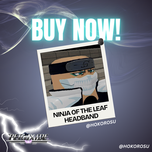 [Peroxide] - Ninja of the Leaf Headband | ✅FAST DELIVERY✅