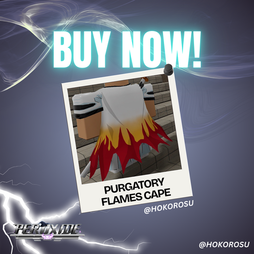 [Peroxide] - Purgatory Flames Cape | ✅FAST DELIVERY✅