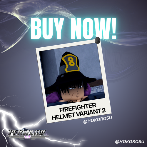 [Peroxide] - Firefighter Helmet Variant 2 | ✅FAST DELIVERY✅
