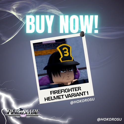 [Peroxide] - Firefighter Helmet Variant 1 | ✅FAST DELIVERY✅