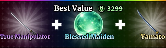 TRUE MANIPULATOR + BLESSED MAIDEN + YAMATO - SAILOR PIECE