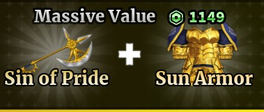 SIN OF PRIDE + SUN ARMOR - SAILOR PIECE