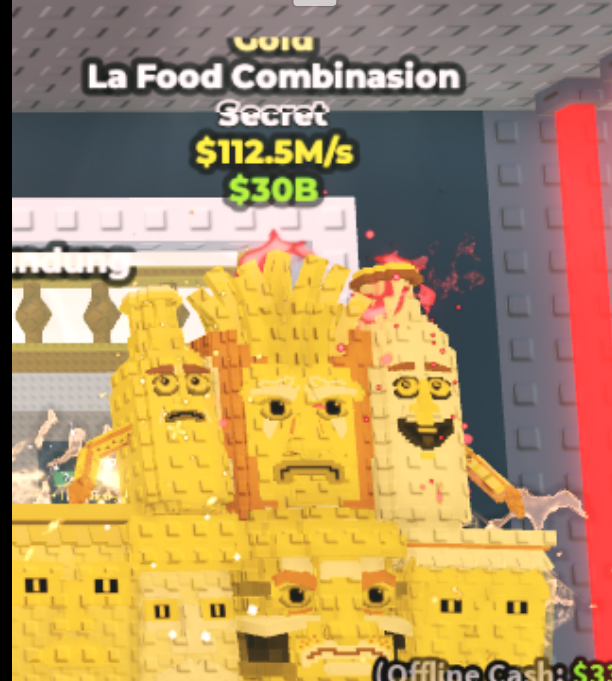 🥇 Gold La Food Combinasion 112.5m/s – Fast and Secure 🥇