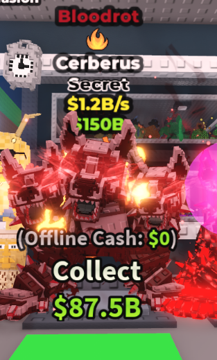 Bloodrot Cerberus (1.2B/s) – SECRET – STEAL A BRAINROT – FAST DELIVERY & TRUSTED #Q7HS5L