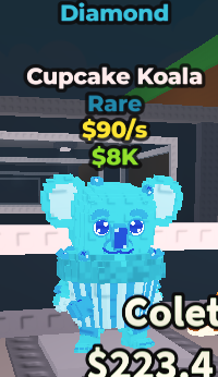 Cupcake Koala – 💎Diamond💎 – Rare – 90/s [🚀Fast Delivery]