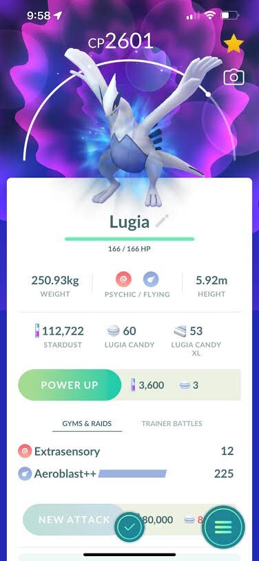 SUPAR RARE💫 APEX LUGIA ( VIA TRADE AVAILABLE) ✨✨