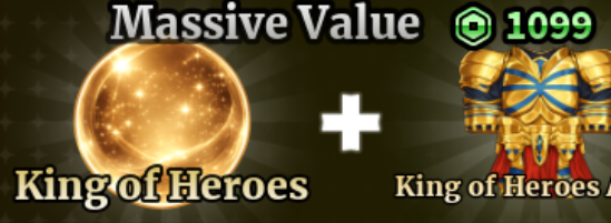 KING OF HEROES + KING OF HEROES ARMOR - SAILOR PIECE