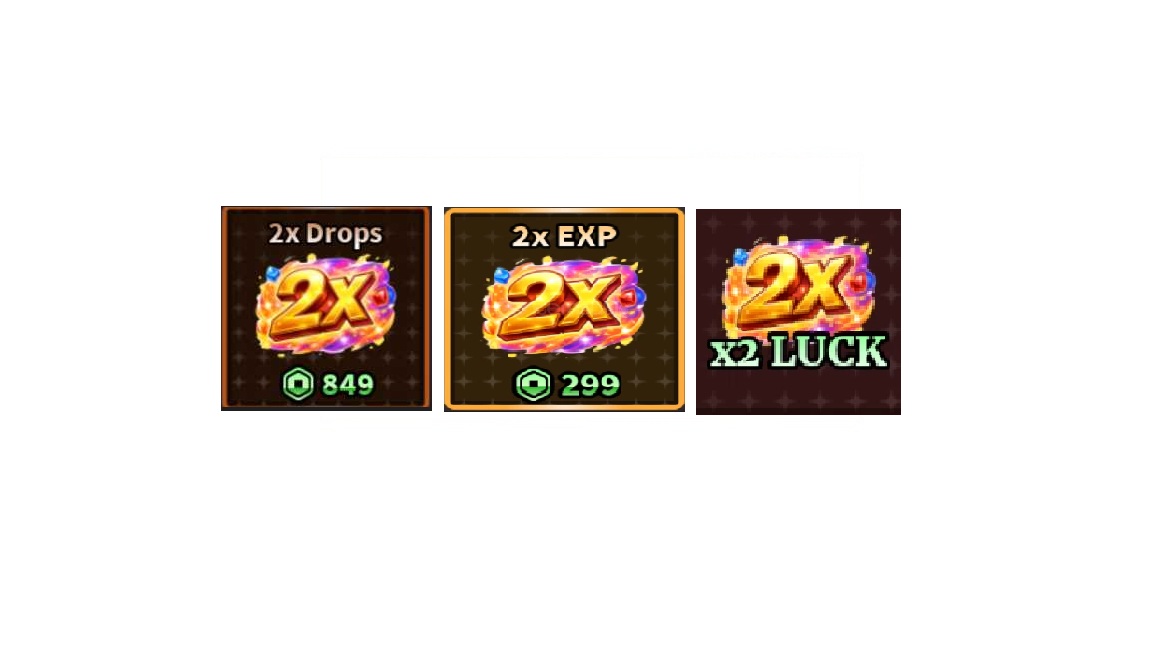 2X EXP + 2X DROPS + 2X LUCK / X2 EXP + X2 DROPS + X2 LUCK - SAILOR PIECE